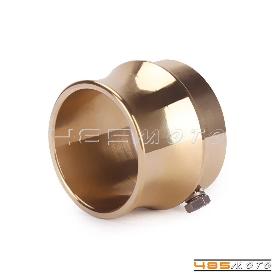 Tubo de escape de latón de 2-1/2" 2,5" para Harley Chopper Bobber personalizado Foto 4 de 4