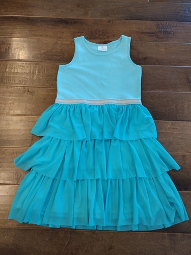 HANNA ANDERSSON NWOT girls gorgeous tulle tiered Swish Tank dress size 140 (10) - Picture 7 of 8