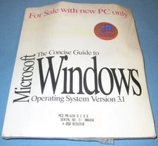 Microsoft Windows 3.1 Operating System Software on 3.5" Floppy Disk *New/Sealed*
