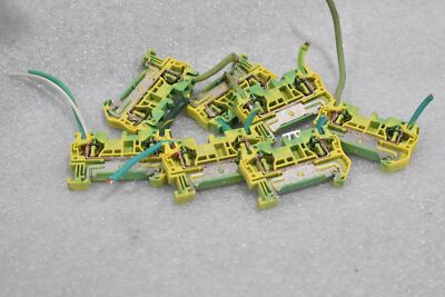EATON CUTLER-HAMMER PT 4-PE TERMINAL BLOCK GROUND MODULAR 2 CONNECT (LOT OF 7)