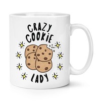 VerrüCkte Cookie Damen Stars 284Ml Becher Tasse Lustiger Witz Essen Lover Schoko