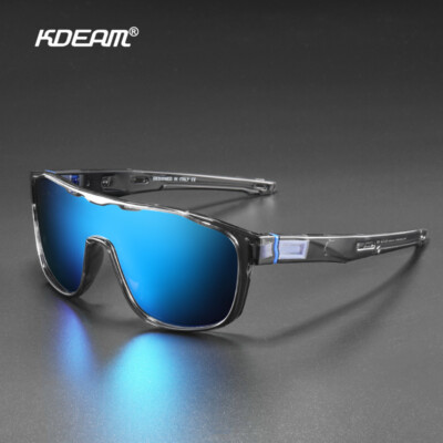 KDEAM Polarized Sunglasses OVERSIZED Mens Driving Glasses Sports Cycling Goggles