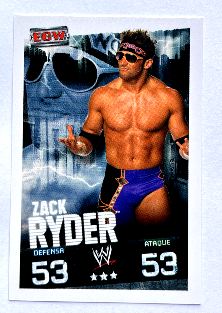 2009 WWE Topps Slam Attax Evolution TCG #125 ZACK RYDER Ecw Cards