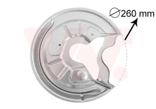 Van Wezel 7622374 splash panel, brake disc for Audi, Seat, Skoda, VW