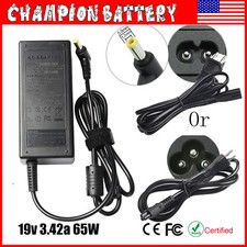 19V 3.42A 65W AC Power Supply Adapter Charger For Acer Aspire Laptop 5.5 1.7mm
