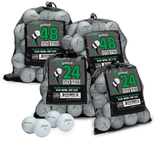 Golf Ball Nut Used Titleist AVX Refinished Mint Grade Golf Balls w/ Mesh Bag