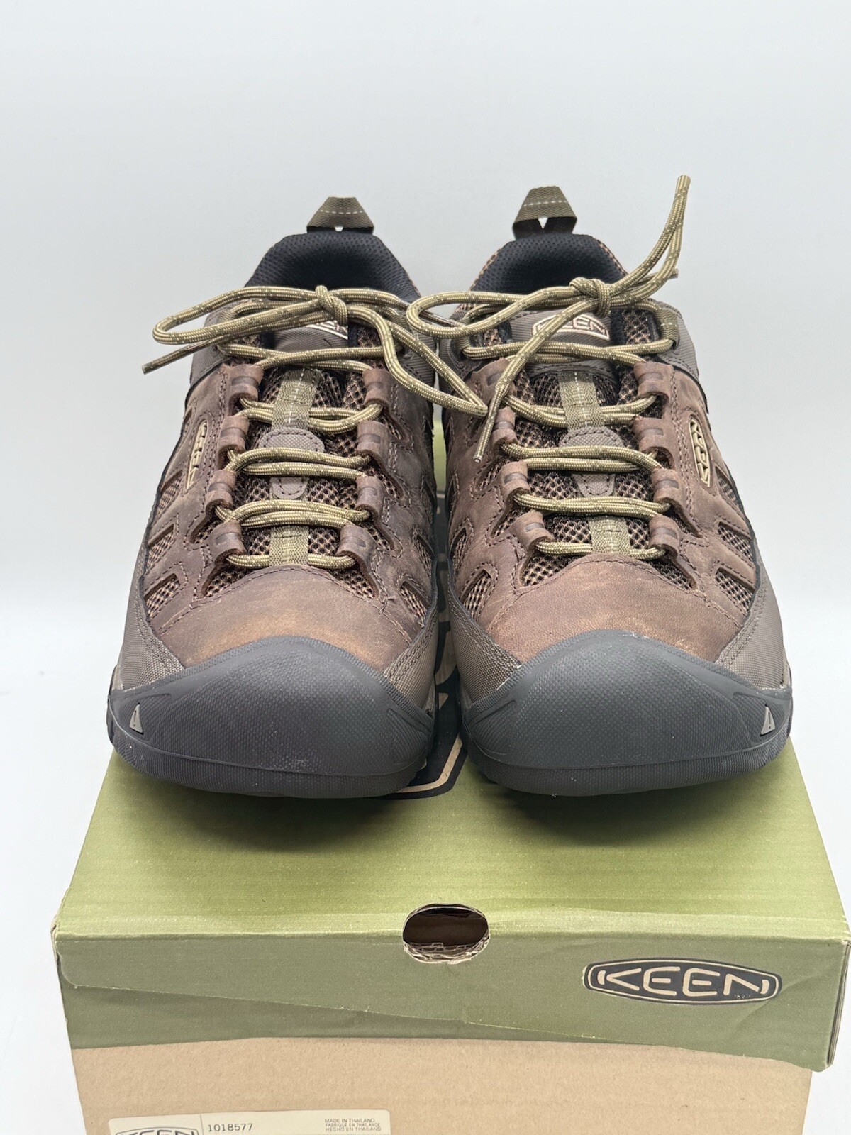 KEEN Uomo Targhee Vent 1018577 Sneakers Marrone Taglia US 9