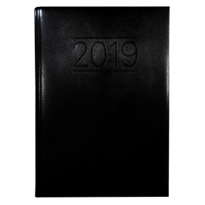 2 Buchkalender 2019 in A5 rot bordeaux FSC-Mix Terminplaner Kalender Hardcover