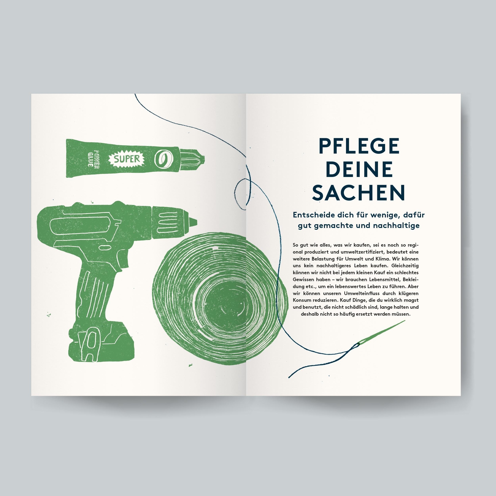 Thumbnail - Achtsam Grün Leben Johan Tell Buch 160 S. Deutsch 2019 Mentor Verlag