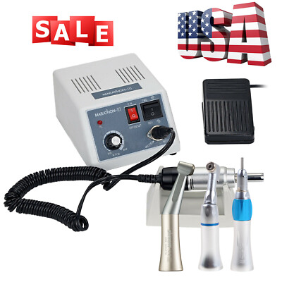#ad Dental Lab Marathon Electric Micromotor Polisher Contra Angle Straight Handpiece $25.99