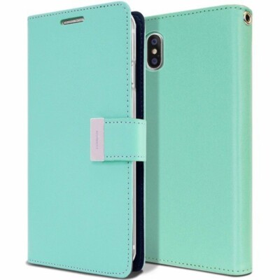 GOOSPERY Rich Diary Leather Wallet Case for iPhone 12 Pro Max 6.7'' MINT