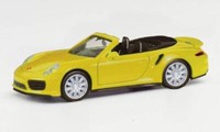 Herpa Pkw Porsche 911 Turbo Cabrio Racinggelb 028929