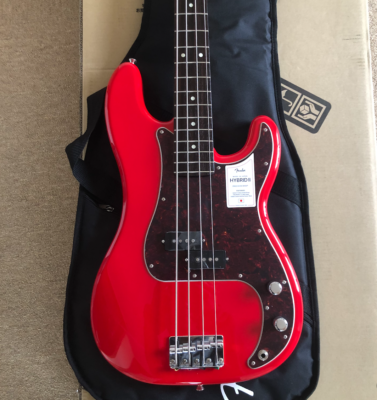 Fender Made in Japan Hybrid II Precision Bass Modena Red