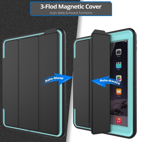 Heavy Duty Shock Proof For Kids Smart Cover Case iPad 2 3 4 5 6 Free Tool HQ - Picture 4 of 17
