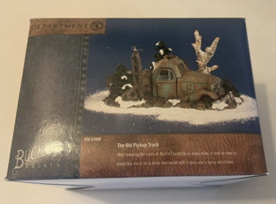 Dept 56 The Original Snow Village Bucks County The Old Pick-up Truck 52868