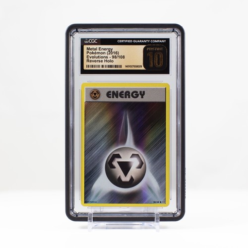Pokémon Metal Energy Reverse Holo 98/108 XY Evolutions CGC 10 PRISTINE - POP1