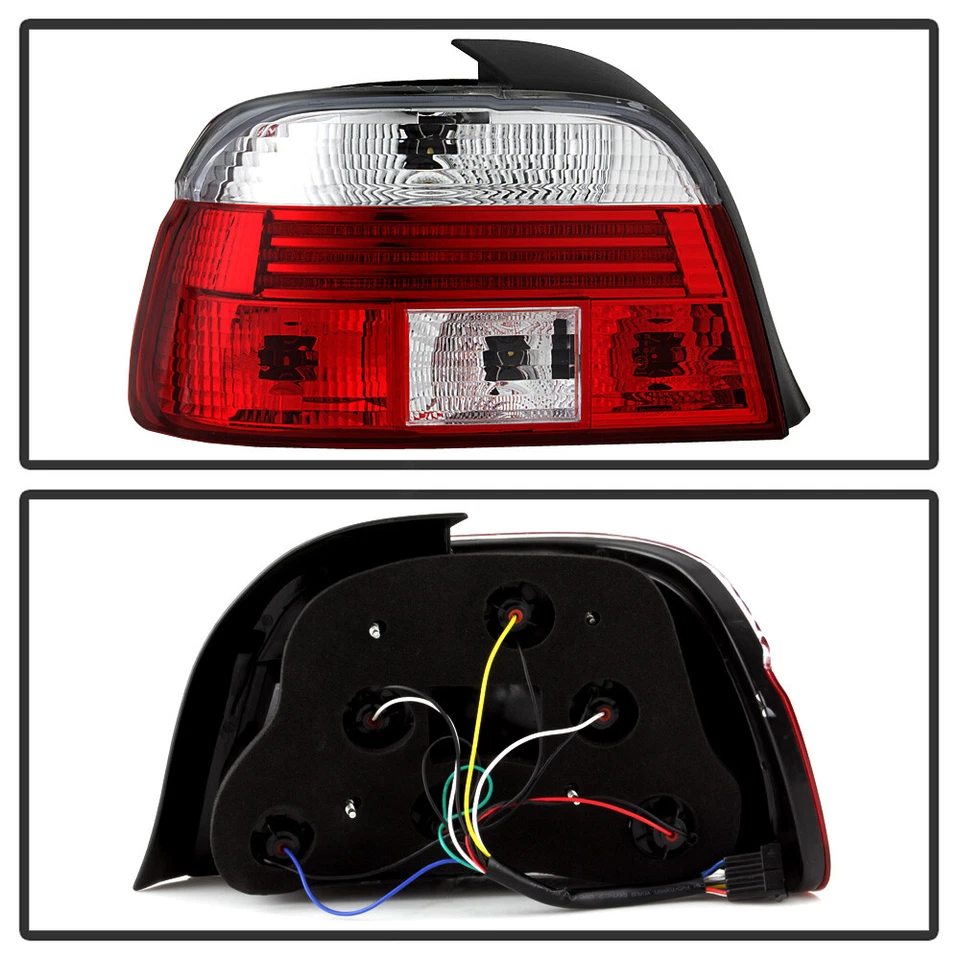 Luces traseras transparentes rojas izquierda+derecha BMW E39 528i 540i M5 1997 1998 1999 2000 Foto 4 de 4