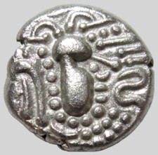 INDIA. POST GUPTA (CHAULUKYA-PARAMARA). SILVER DRACHM, CIRCA 950-1050 AD.