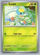 Surskit 1/182 Paradox Rift Common Pokémon TCG 2023