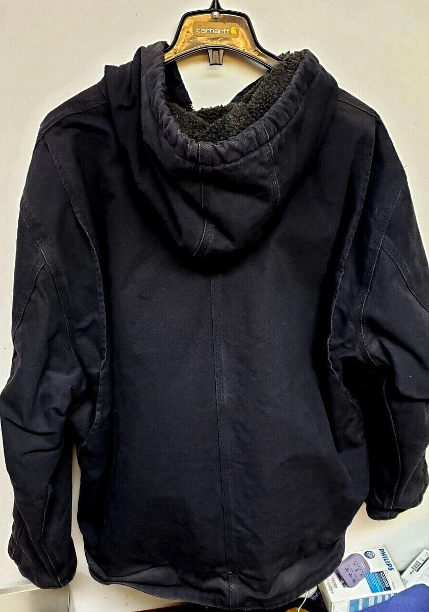 Carhartt J141 BLK GRES GRES DOUBLEE SHERPA SIERRA VESTE 3XL