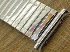JB Champion NOS Vintage Stainless Expansion 17.5mm-22mm Mens Unused Watch Band