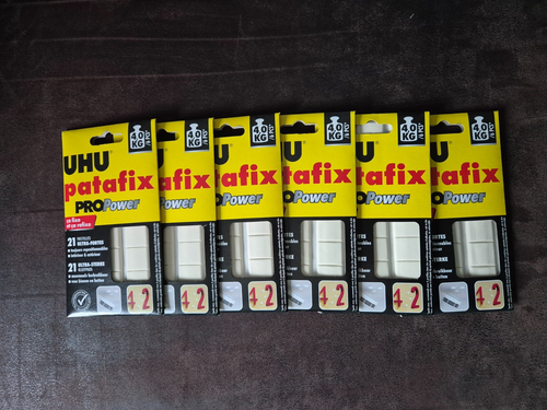 UHU Pastilles adhésives patafix détachable - blanc