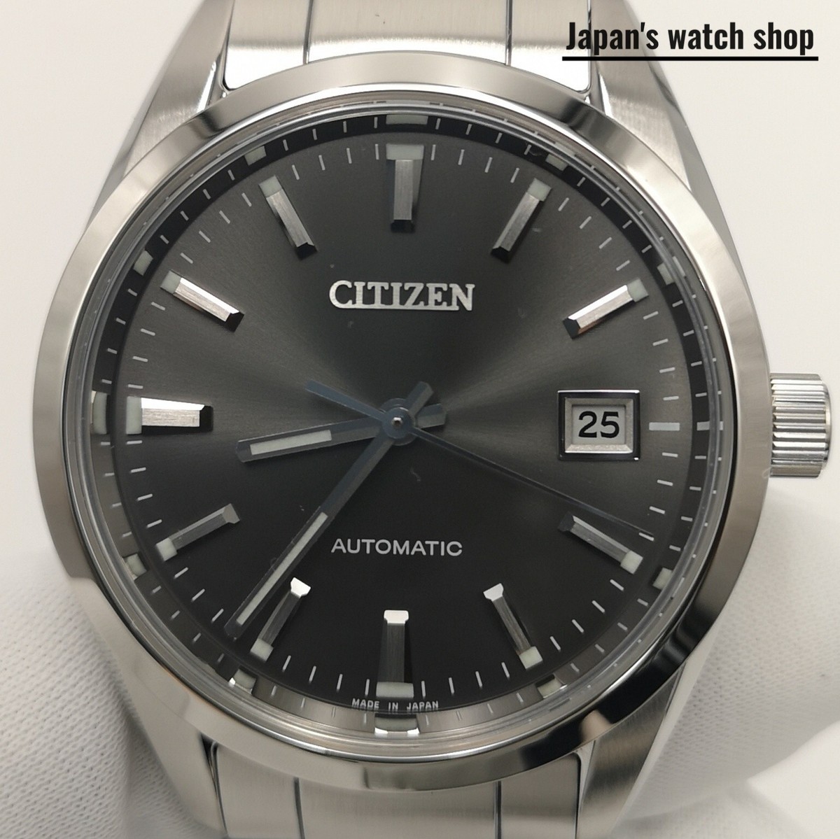 CITIZEN NB1050-59H Black Analog Mechanical Auto Stainless Men's