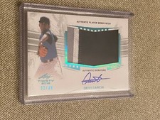 DEIVI GARCIA 2019 LEAF TRINITY AUTOGRAPH PATCH #32/35 New York Yankees 3 colors
