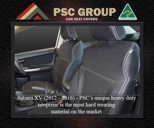 CONSOLE LID COVER fits Subaru XV 2012-2017 100% WATERPROOF PREMIUM NEOPRENE - Picture 3 of 5