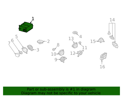 Genuine Mercedes-Benz Control Assembly 167-900-20-29 for sale 
