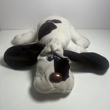 Vintage 1985 Pound Puppies Plush 18 Grey with brown spots