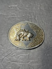 Vintage Horse Belt Buckle