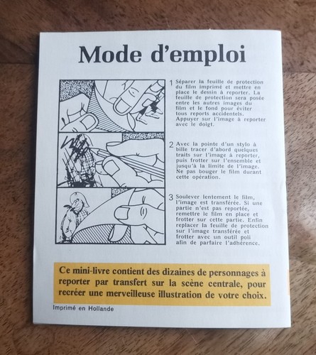 LUCKY LUKE Decotrans Nr. 6 " Les Dalton " Decalcomanies Dargaud 1971 Comic - Bild 3 von 3