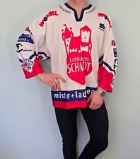 Metzen Ice Tigers Nürnberg Original Play Off Trikot 2002 + #22 Julien Gr. XL
