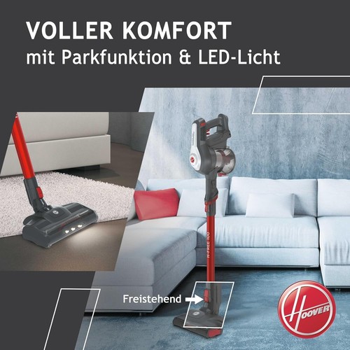 Hoover Akku-Staubsauger Tierhaare H-FREE 100 PETS Ohne Beutel + Tierdüse I Bis 4 - Bild 4 von 7