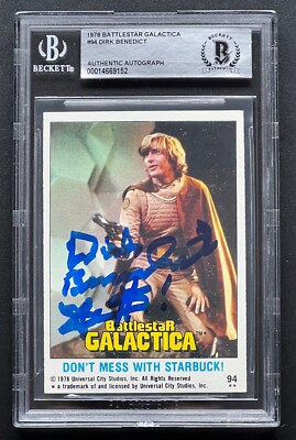 Dick Benedict Battlestar Galactica 1978 Topps Card #94BAS