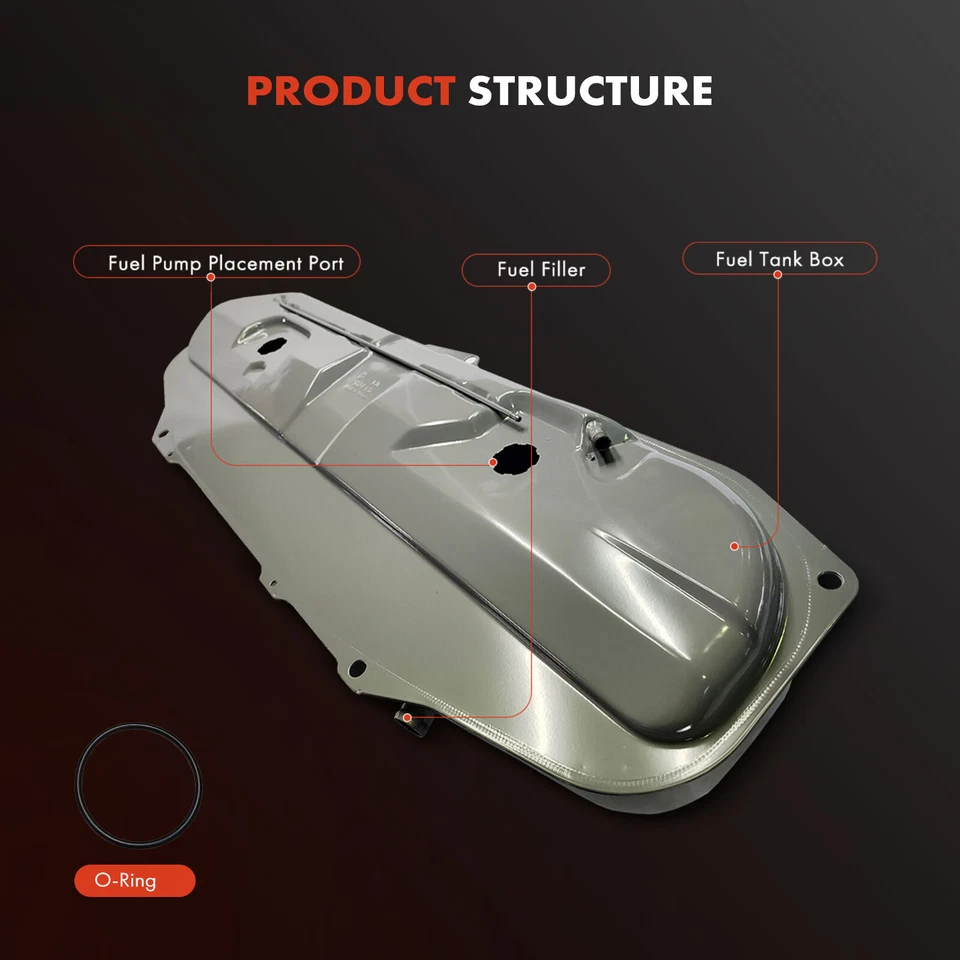 Топливный бак 16,6 галлона для BMW 318i 1991-1992 325i 325is 1988-1993 M3 1988-1991 - Изображение 2 из 4
