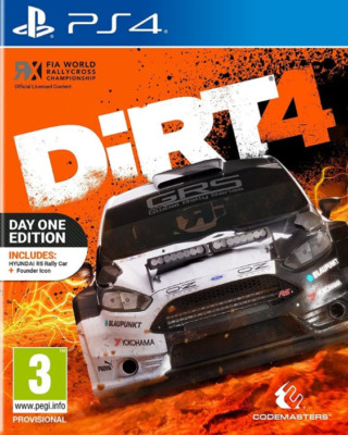 DIRT 4 DAY ONE EDITION Originalveröffentlichung NEU VERSIEGELT PS4 PAL Playstation 4 SELTEN