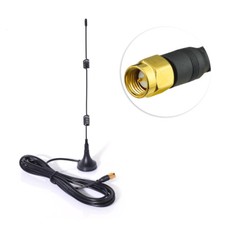 Bingfu 2.4Ghz 7dBi WiFi Antenna Magnetic SMA Antenna For Security IP Camera