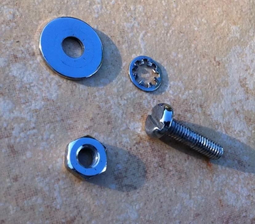 Authentic Schwinn 60's-70's Rear Fender Upper Mounting Hardware Set Show Quality