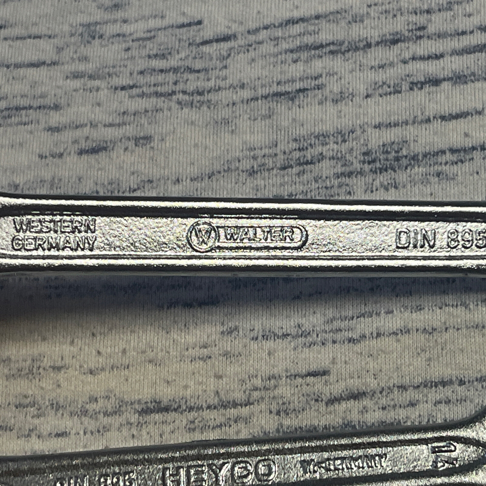 Mercedes-Benz Matador Germany DIN 895 17mm / 19mm Open End Wrench 