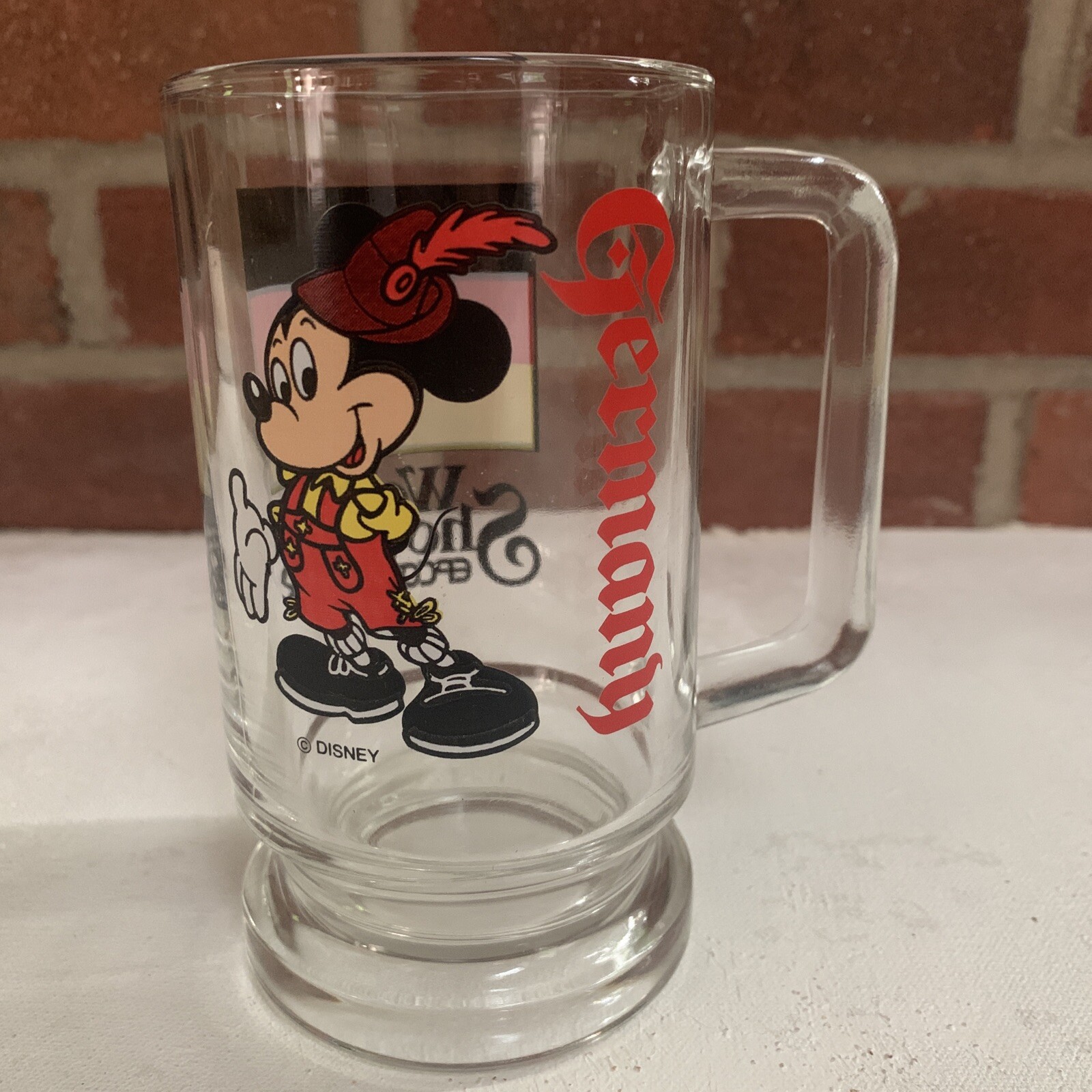 VINTAGE DISNEY MICKEY MOUSE GERMANY EPCOT BEER STEIN MUG 5.5 TALL eBay