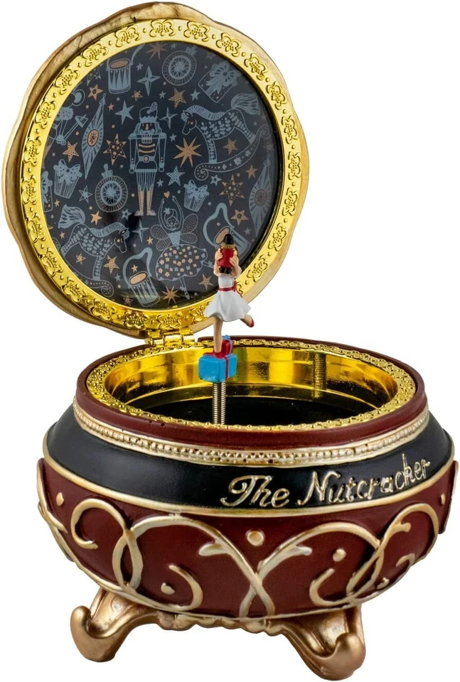 Caja de baratijas musical Cascanueces The San Francisco Music Box Company Foto 2 de 4
