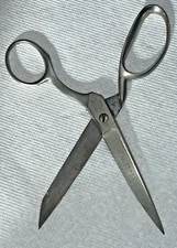 Vtg WISS Inlaid Steel Forged No 127 7" Dressmaker Sewing Scissors Shears Rt Hand