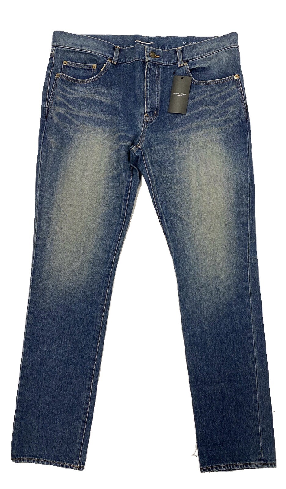 Jeans blu Saint Laurent taglia 38 made in Japan