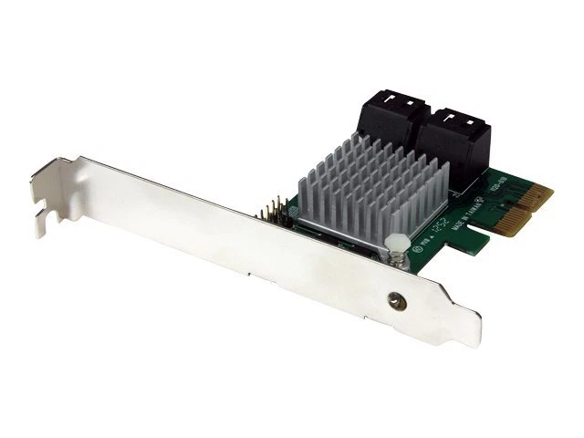 StarTech 4 Port PCI Express 2 SATA III 6gbps RAID Controller Card With Heatsink
