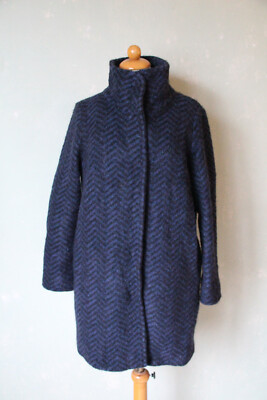 Boss Hugo Boss Mantel Winter dunkel blau warm Größe 38 M