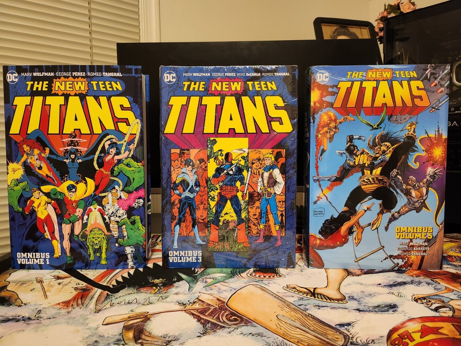 The New Teen Titans Omnibus Vol 1, 3 & 5 by Marv Wolfman & George Perez Sealed 