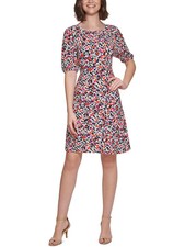New— Tommy Hilfiger Harbour Floral Fit & Flare Dress Size 2