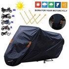 Heavy Duty Motorcycle Motorbike Cover Waterproof Rain Dust UV Protector Storage